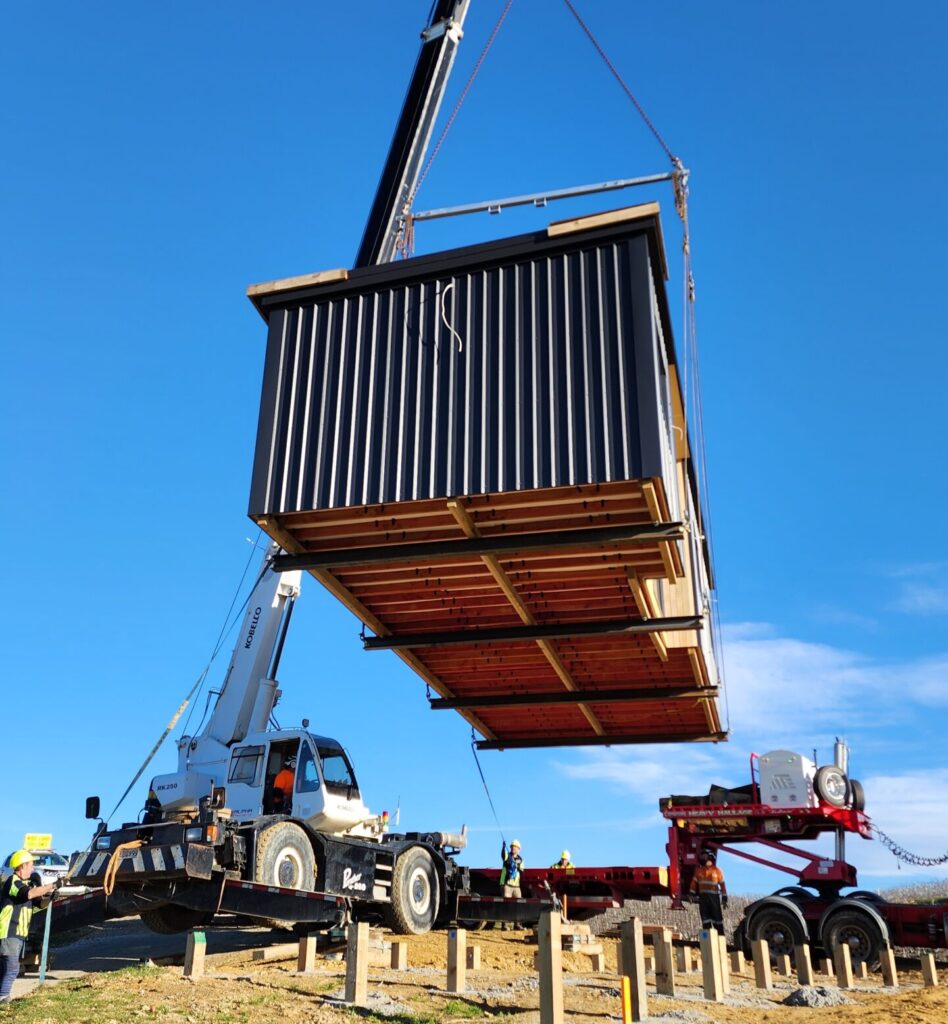 raised bach on piles